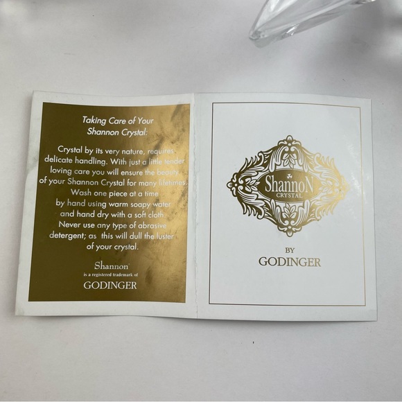 Shannon Crystal By Godinger Crystal Pineapple Server Set Of 2 Made In Slovakia - Picture 3 of 10